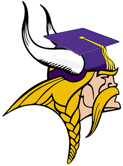 Class Of 2018 Graduation - Minnesota Vikings Clipart (401x540)