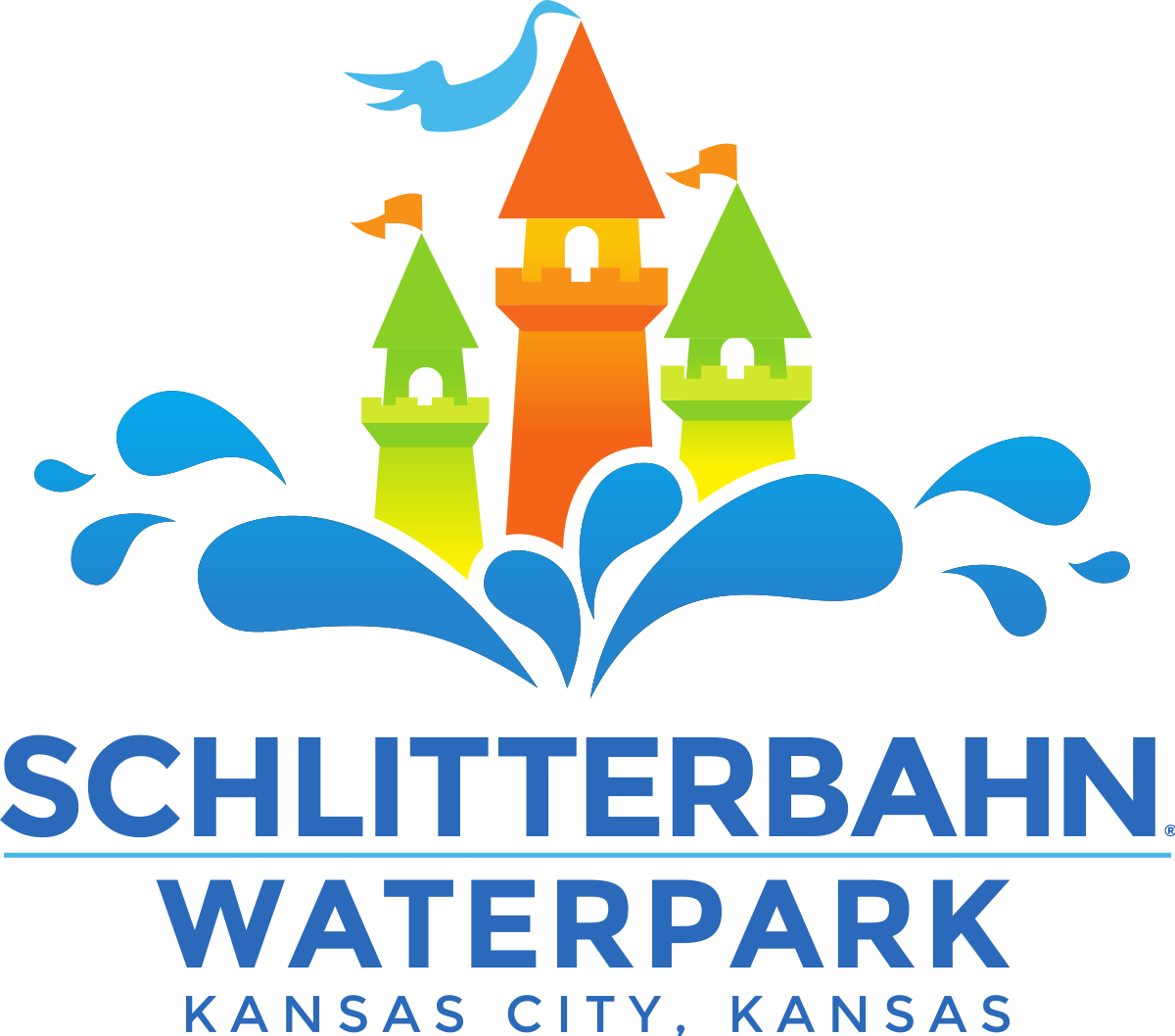 Logos Land Resort Waterpark Vector And Clip Art Inspiration - Schlitterbahn Kansas City Logo (1200x1058)