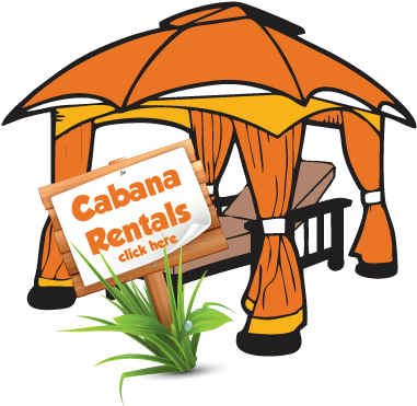Pin Cabana Clipart - Pin Cabana Clipart (392x373)