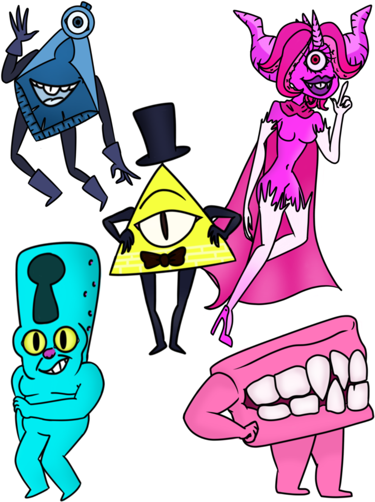 Bill's Weirdmageddon Gang By Moonlightcat423 - Gravity Falls (774x1032)