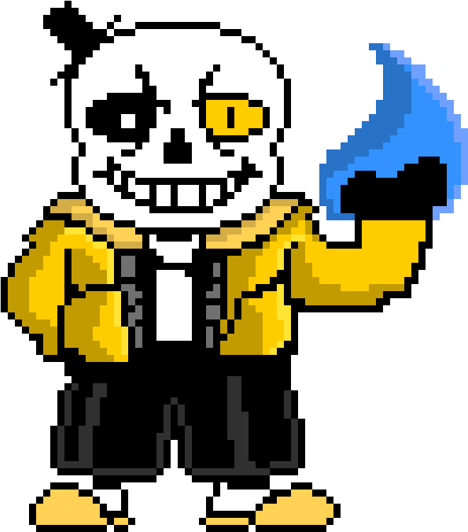 Bill Cipher Sans - Blue Eye Sans Sprite (790x770)