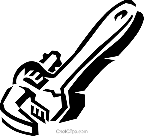 Rohrzange Vektor Clipart Bild - Plumber Wrench (480x452)
