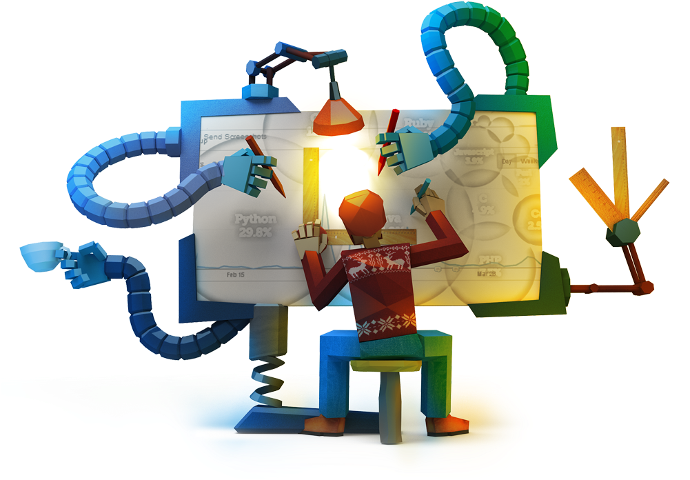 Checkio Players Are Very Passionate About Their Code - Toy (1000x713)