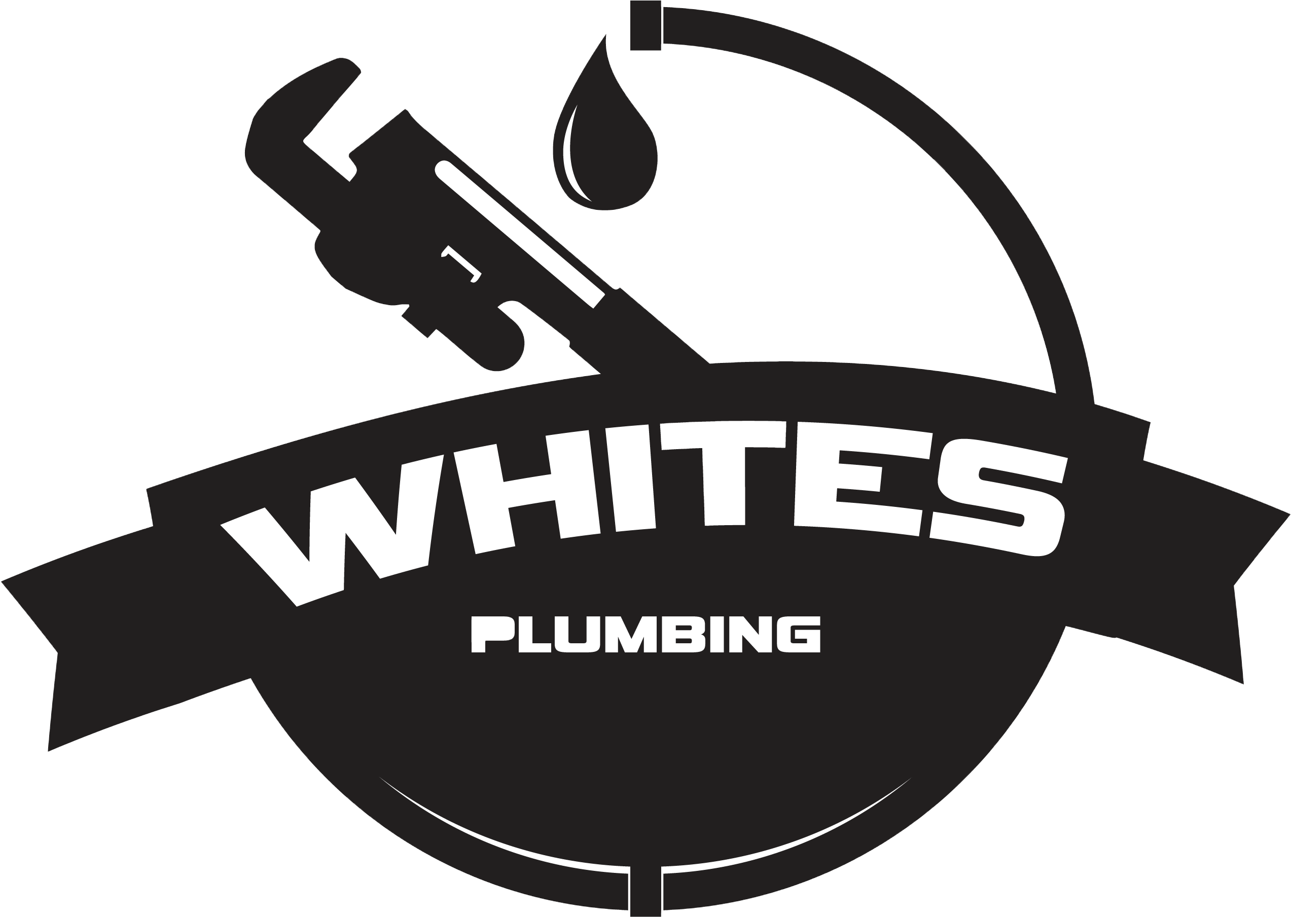 White's Plumbing Plumber Logo Brand - White's Plumbing (2553x1808)