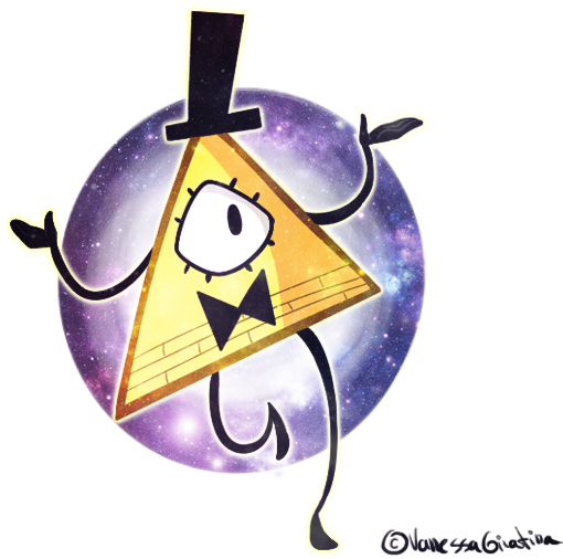 Bill Cipher By Vanessagiratina On Deviantart - Bill Gravity Falls (512x512)