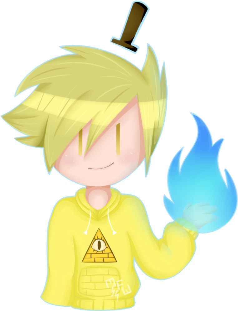 Chibi Human Bill By Musicfirewind Chibi Human Bill - Chibi Gravity Falls Human Bill (806x1035)