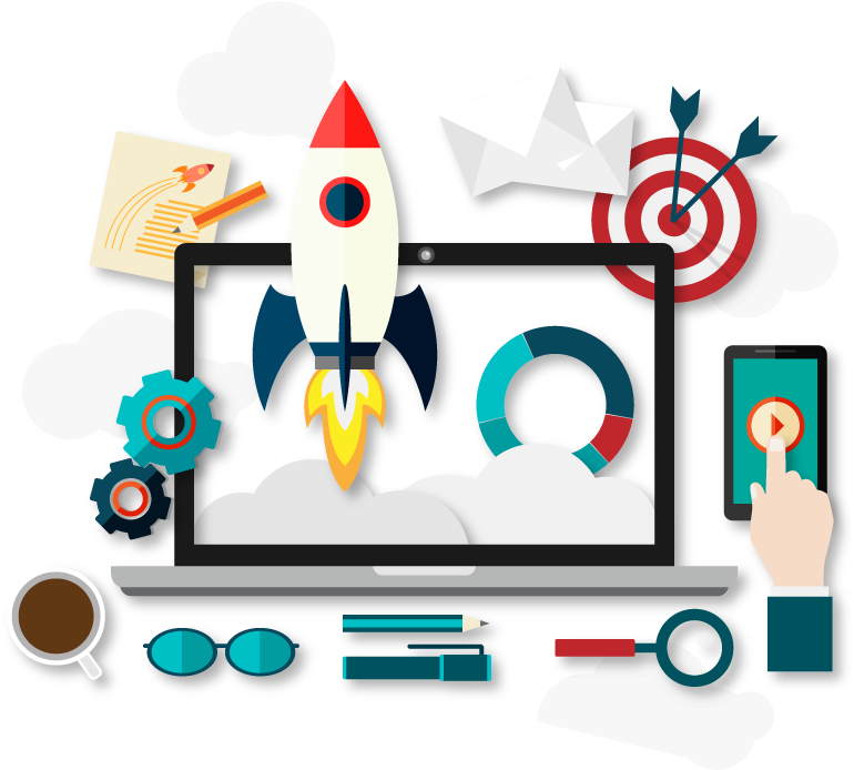 Idea Clipart Story Solution - Digital Marketing Icon Png (784x712)