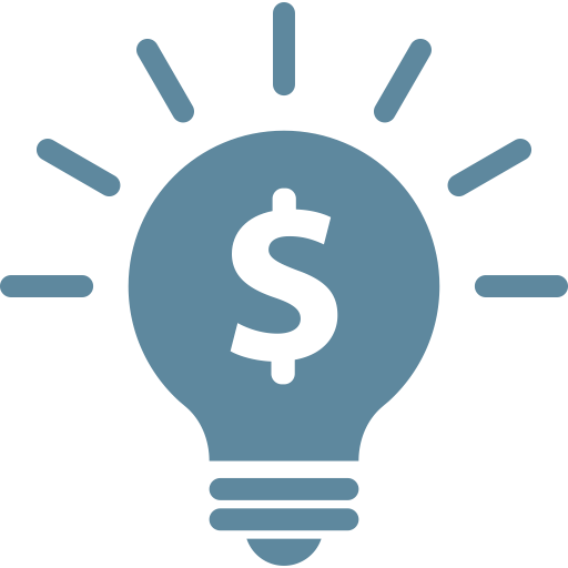 Clipart Bulb Png Icon - Business Idea Icon (512x512)