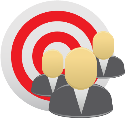 Target Market Target Audience Icon - Png Target Market Red Icon (500x500)