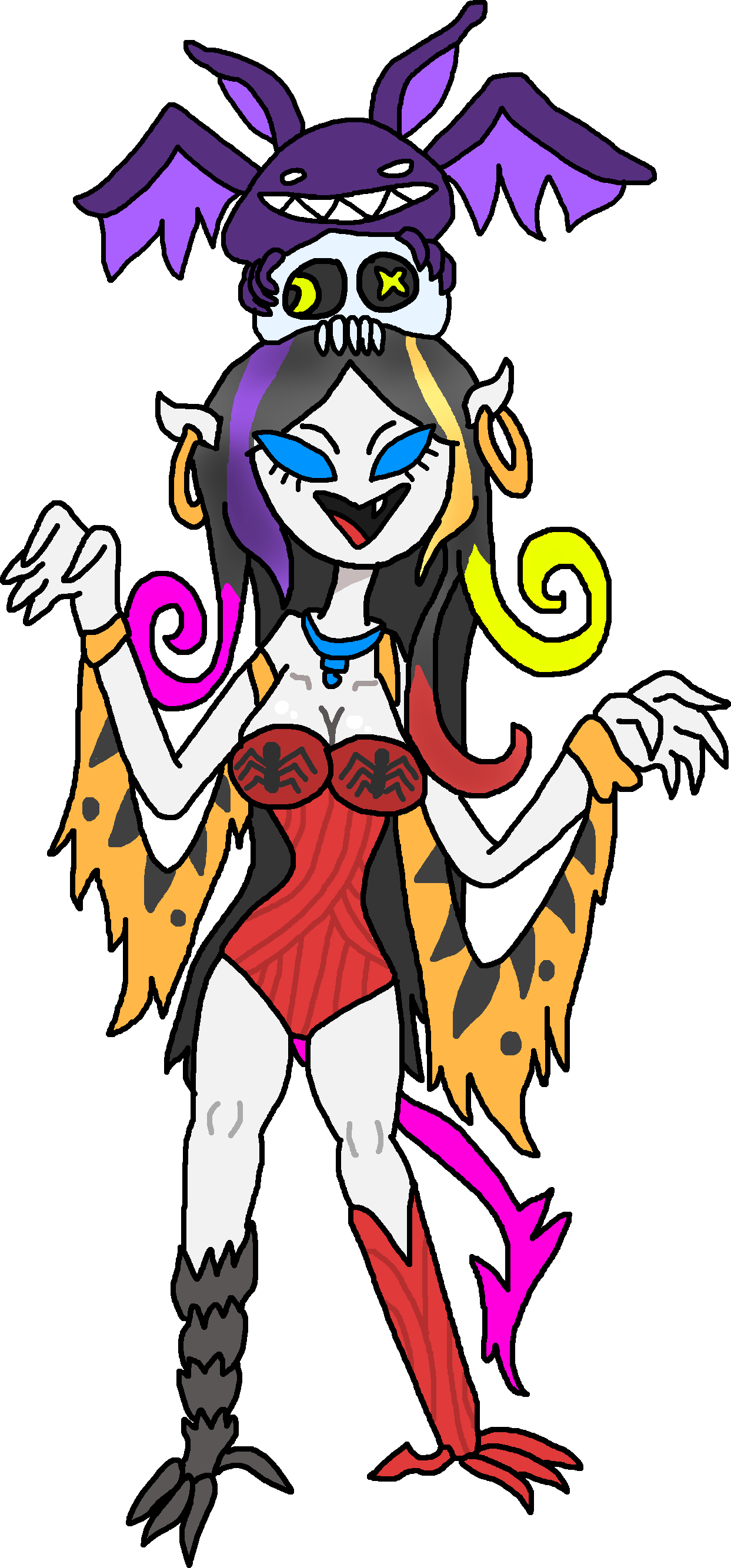 Mistress Of Weird - Portable Network Graphics (1243x2667)