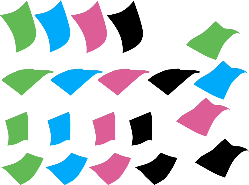 Flying Papers By Ahuri - Flying Paper Photoshop Brush (794x591)