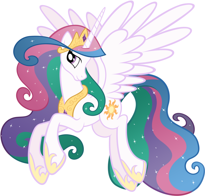 Celestia With Weird Mane By Stabzor - Princess Celestia (915x873)