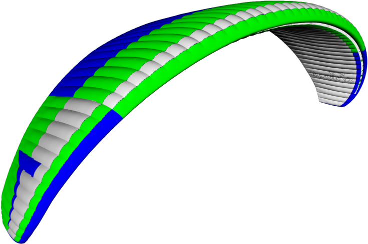 Lilac Green Blue - Paragliding (768x674)