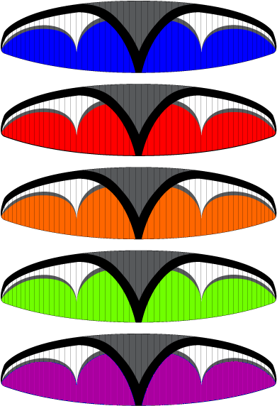 Velocity Elektra Paraglider Colors - Velocity (400x592)