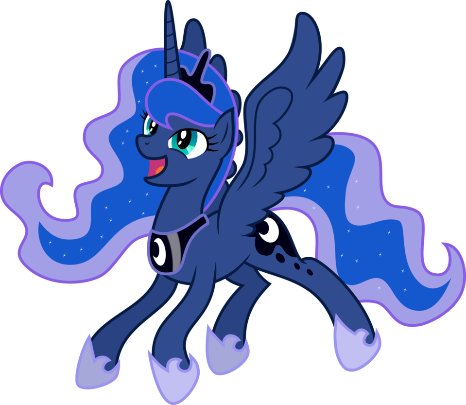 Flying Princess Luna By Mactavish1996 By Mactavish1996 - My Little Pony Princess Luna (959x833)