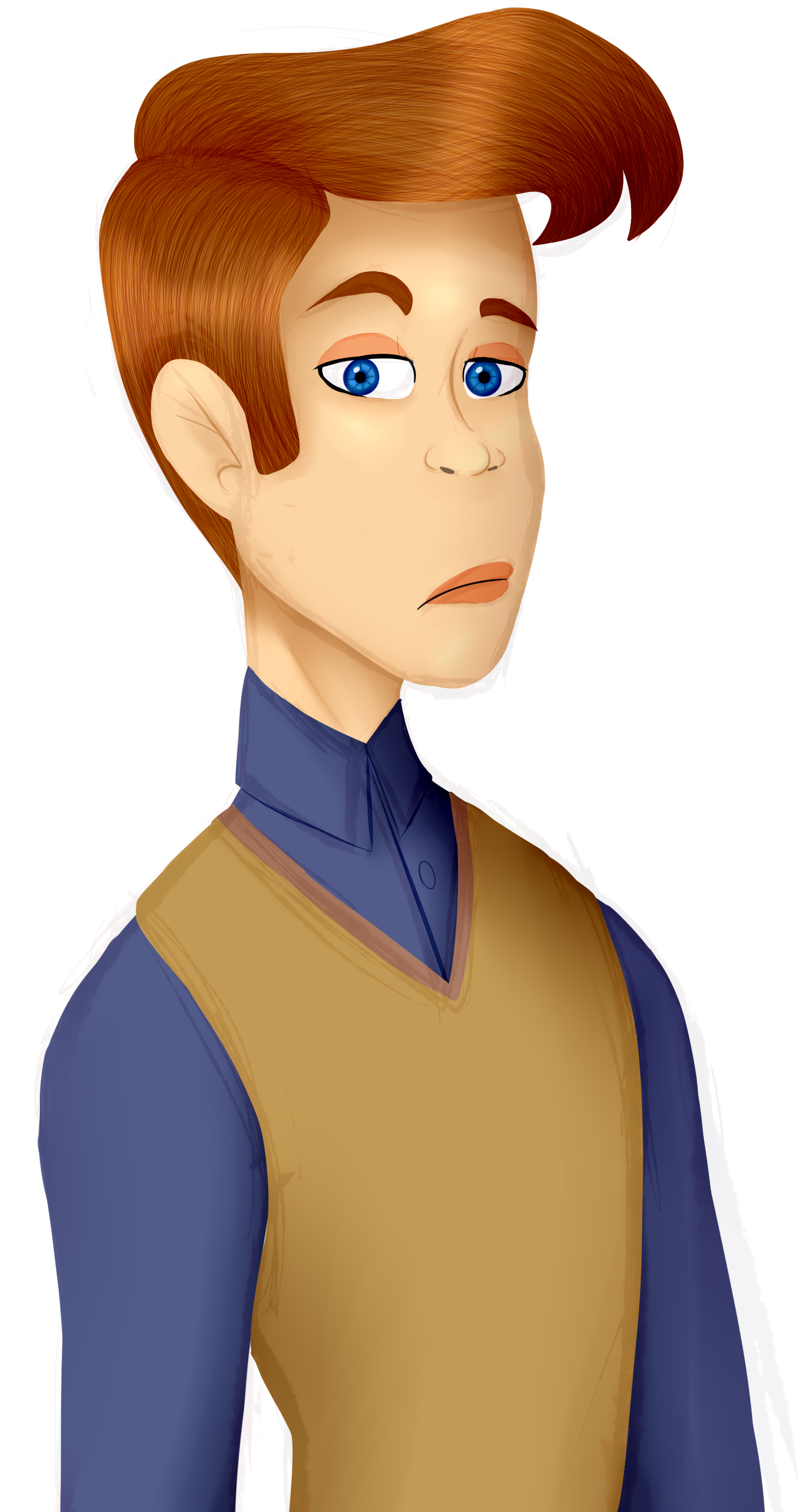 One Gay Kid From That Weird New Show About Puberty - Cartoon (1666x2819)