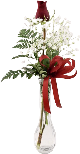 Single Rose Bud Vase Joseph Beth Gift Shop At Jewish - Centrepiece (417x659)