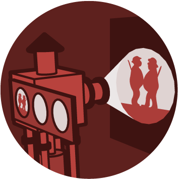 Cool A Drawing Of A Magic Lantern Projecting An Image - Does Magic Lantern Work (392x396)