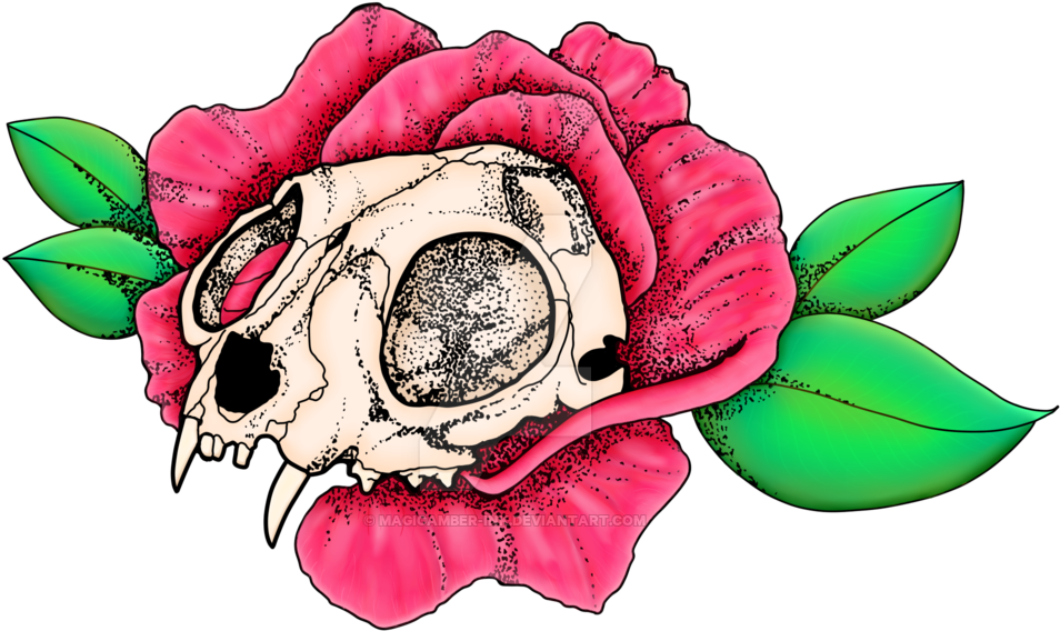 Rose Tattoo By Magicamber-ink - Garden Roses (1024x768)