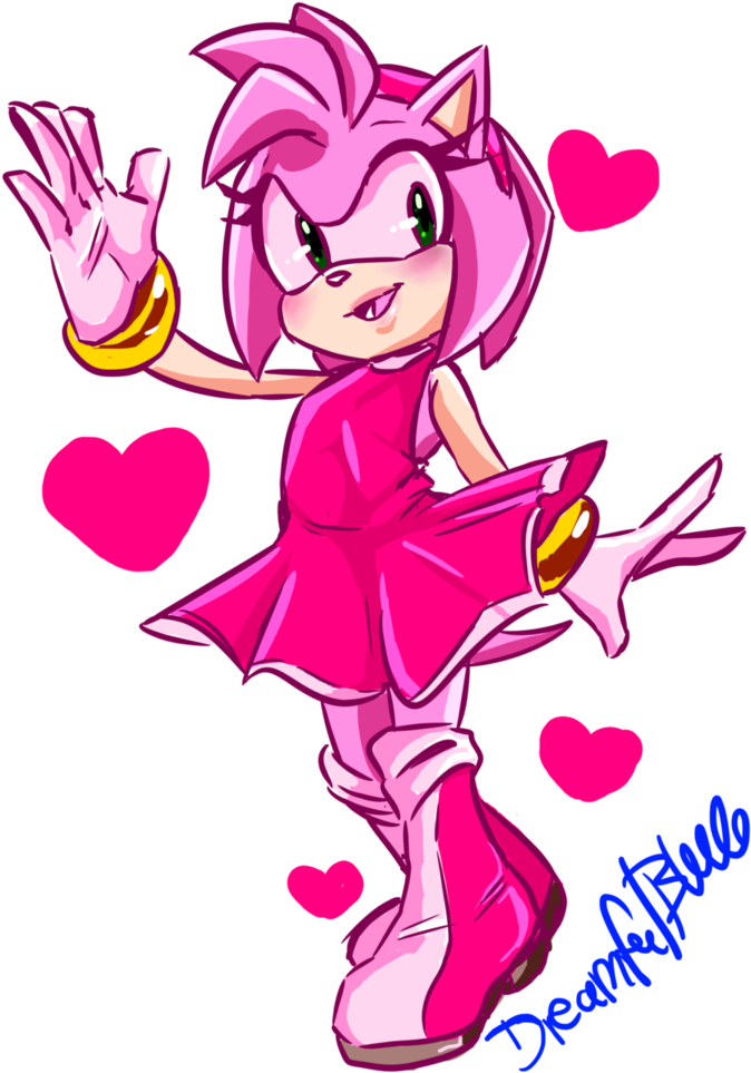 Transparent Amy Rose By Dreamfulblue - Tikal (766x1044)