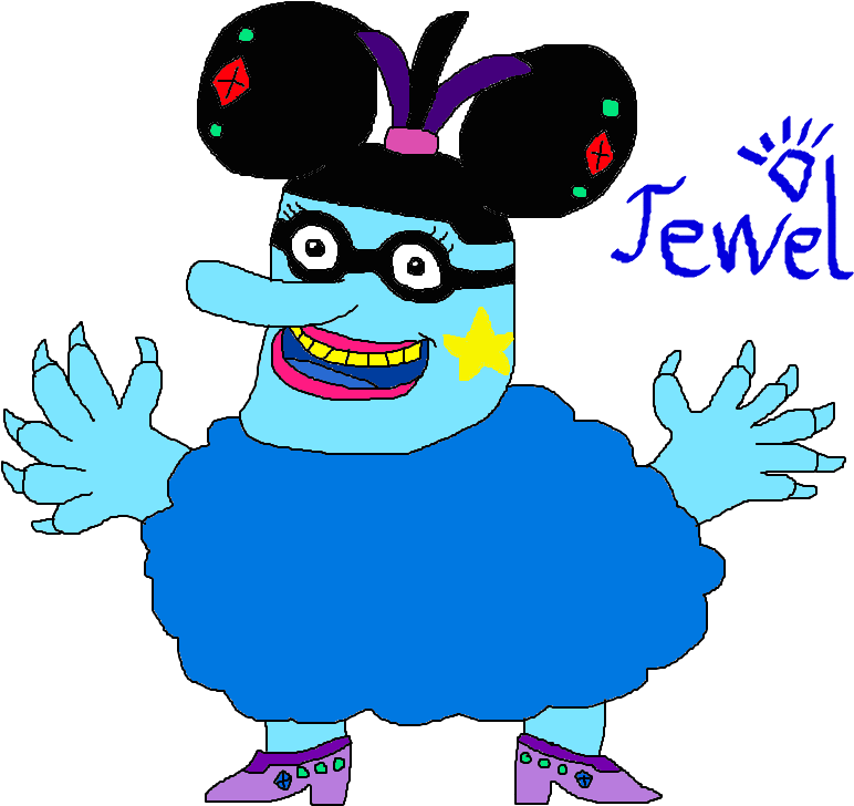 Jewel The Blue Meanie By Nickel8 - Big Blue Meanie (800x750)