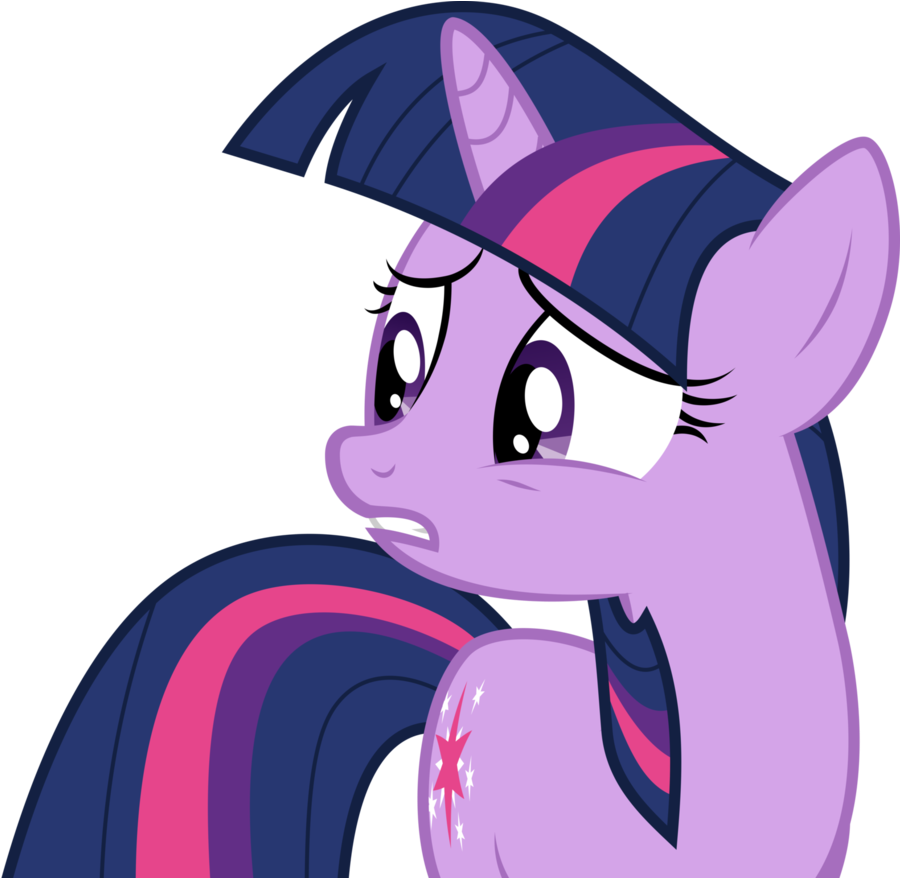 Worried Twilight By A Jewel Of Rarity - Mlp Twilight Worried.