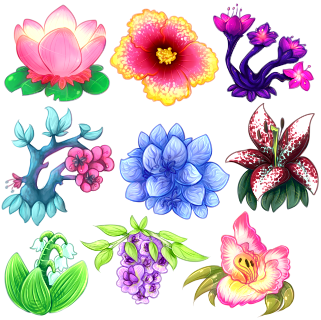 Floral Aesthetic - Aesthetic Clipart (640x638)