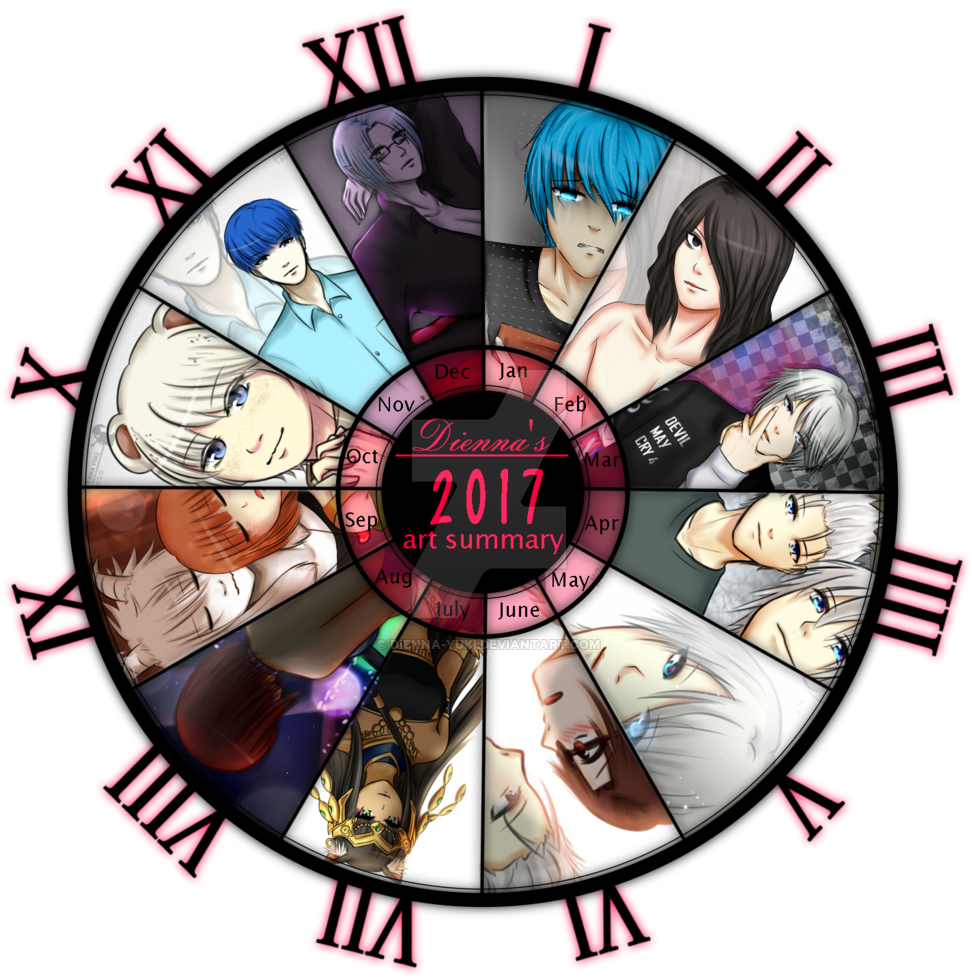 Dienna Yuki's Art Summary 2017 By Dienna-yuki - Circle (1024x1010)