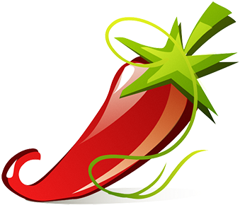 Pin Indian Food Clipart - &quot;hot&quot; With Red Chili Pepper Nasty (400x361)