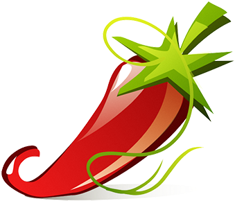 Pin Indian Food Clipart - "hot" With Red Chili Pepper Nasty (400x361)