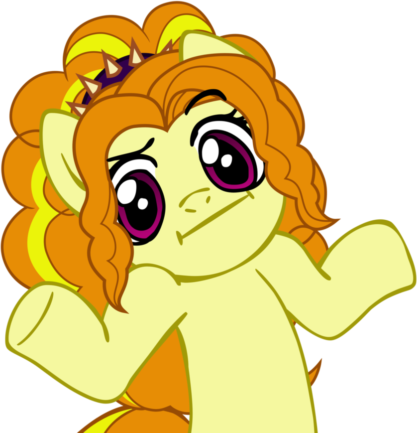 Adagio Dazzle Pony Shrug By Nano23823 - Pinkie Pie Shrug (894x894)