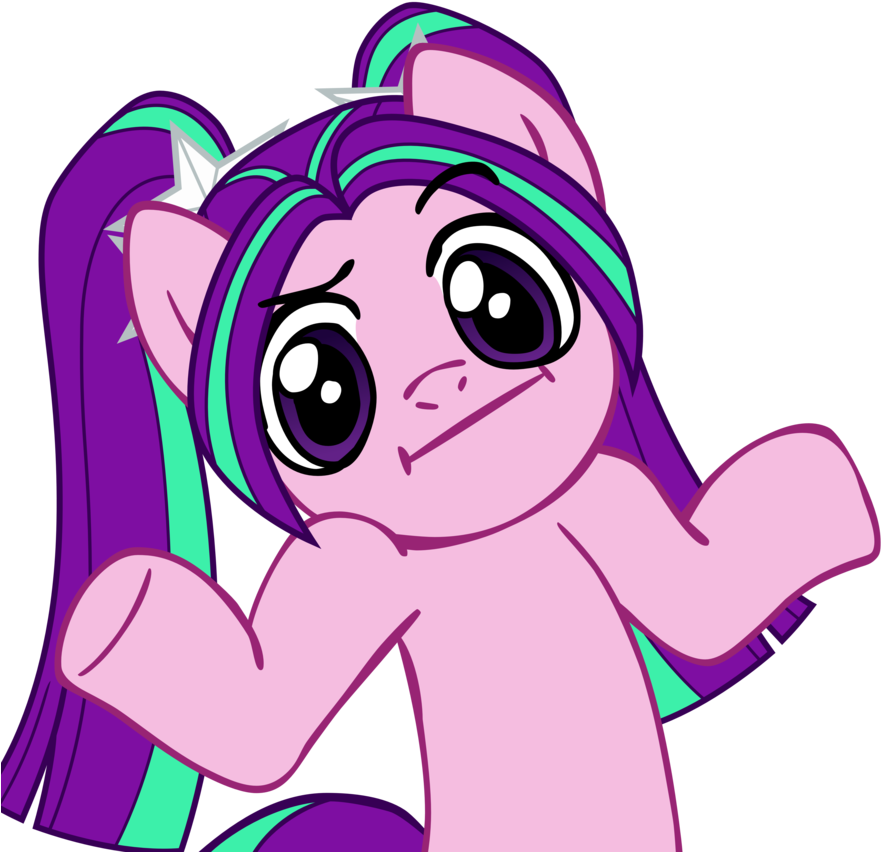 Aria Blaze Pony Shrug By Nano23823 - Pinkie Pie Shrug (894x894)