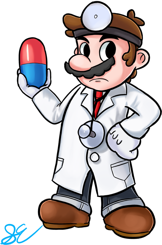 Mario By Geeyolo - Dr. Mario (737x1084)