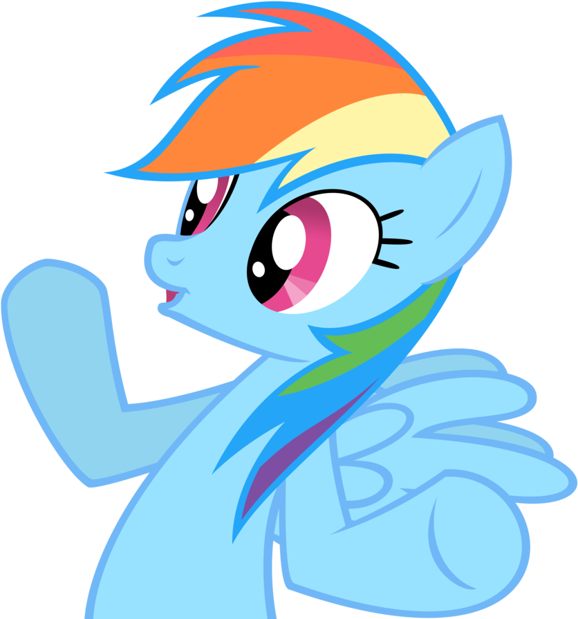 Raindow Dash Shrug By Alkippe-mlp - My Little Pony: Friendship Is Magic (894x894)
