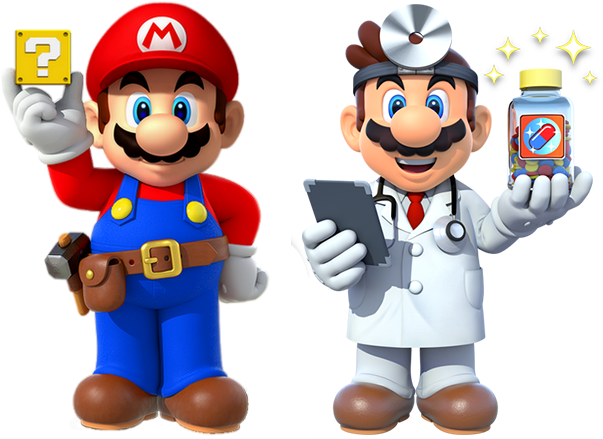 Mario And Dr Mario By Banjo2015 - Dr. Mario: Miracle Cure - Digital Download (622x492)