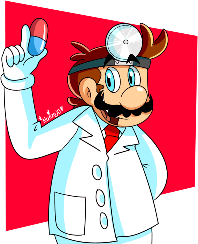 Mario By Marynaranjo - Cartoon (914x874)