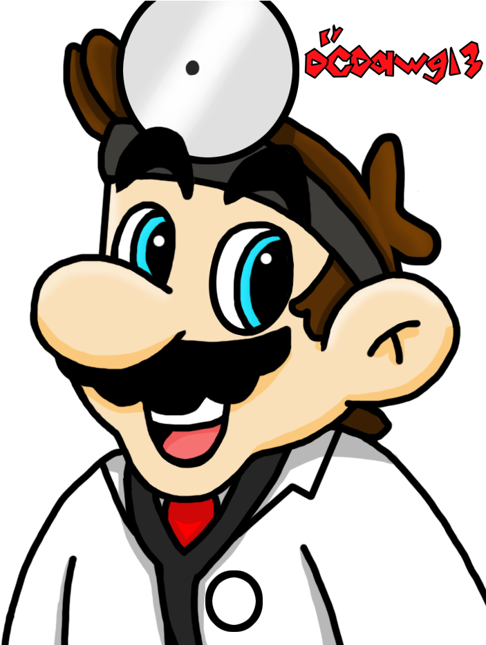 Mario Colored By Dcdawg13 - Dr. Mario (774x933)