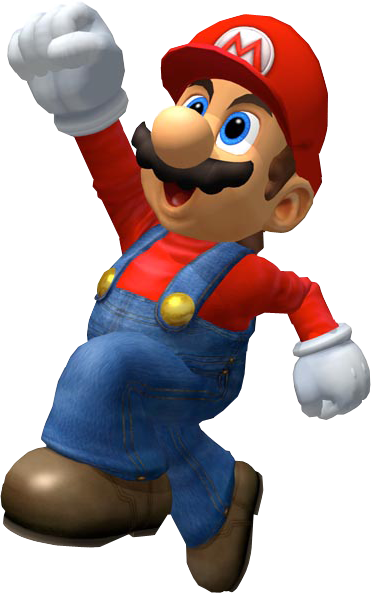 Gameroomproductions S Bu Renders Super Mario Super - Super Smash Bros Melee Mario (371x593)