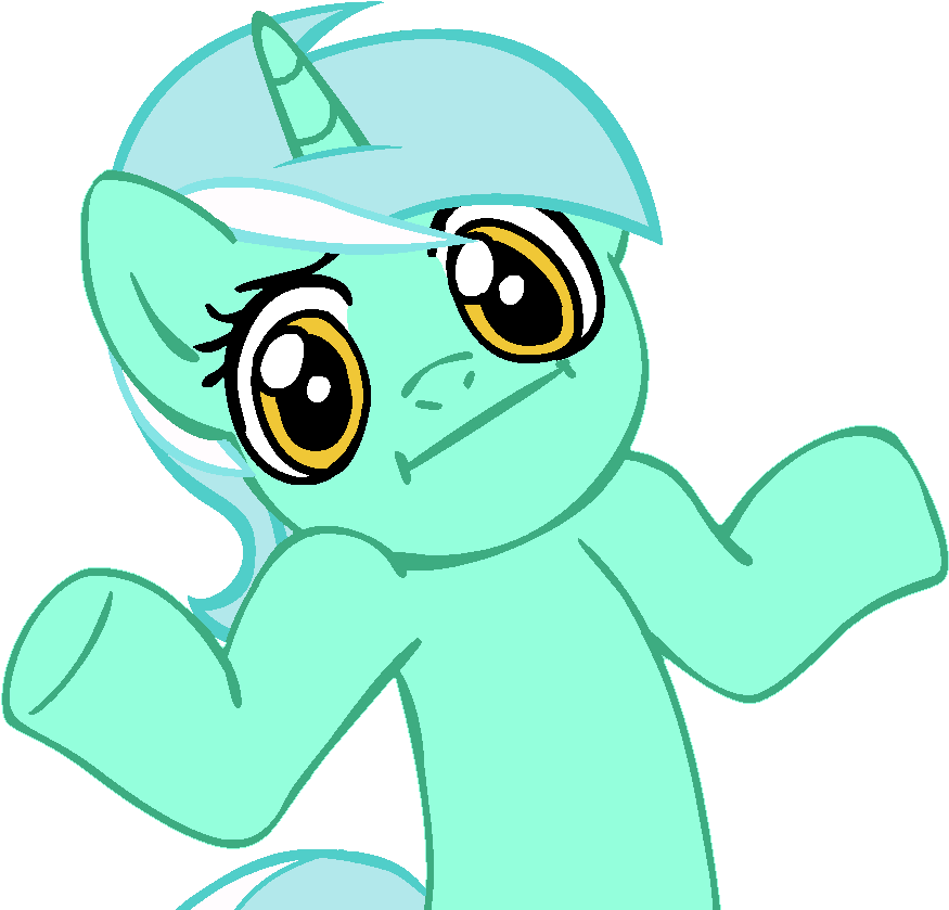 My Little Pony - Pony Shrug (945x945)