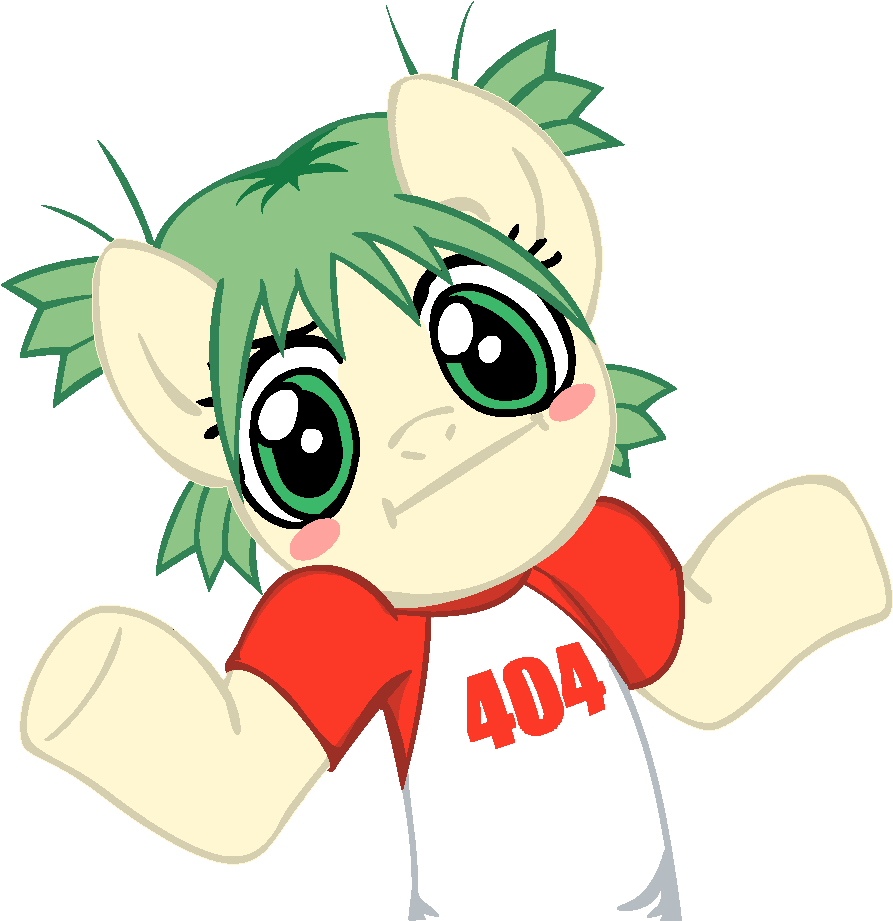 Yotsuba Pony Shrug 130123422396 - Clip Art (945x945)