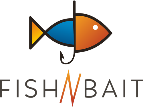 Fish N Bait - Fish And Bait Logo (500x374)