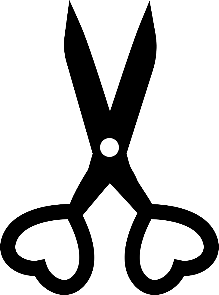Scissors With Hearts Comments - Tesoura Desenho Png (728x980)