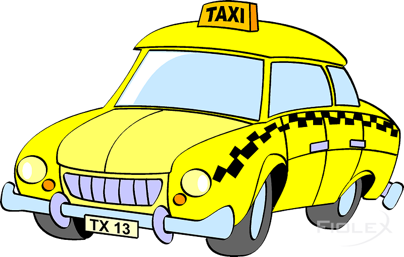 Conductor De Taxi Yellow Cab Clip Art - Taxi Clipart (800x510)