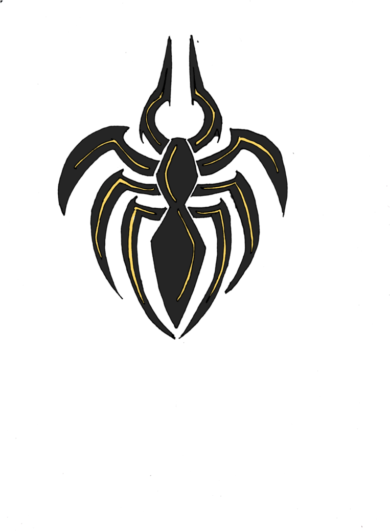 The Spider Symbol By That1guyinmycar - Clip Art (762x1047)