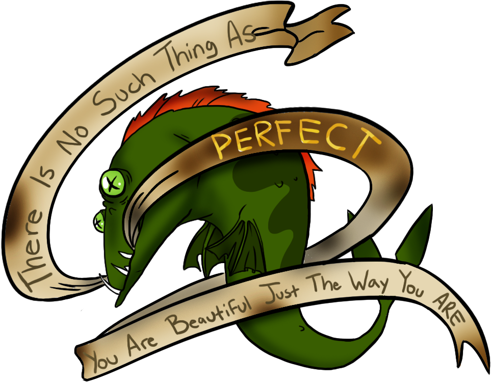 You Are Beautiful As You Are, Courage - Courage The Cowardly Dog Barracuda (1089x843)