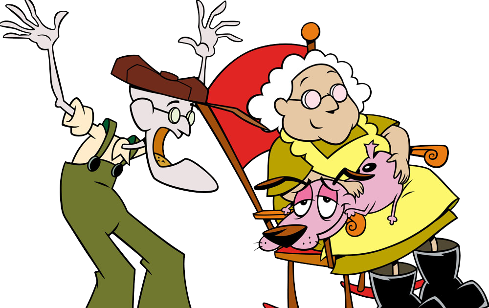 Cafepress Courage The Cowardly Dog Puzzle (1000x630)