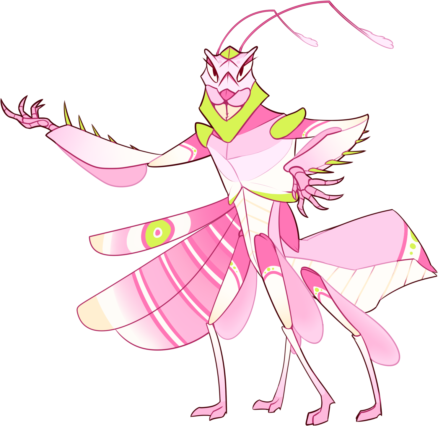 Orchid Mantis By Aegann Orchid Mantis By Aegann - Orchid Mantis (1483x1440)