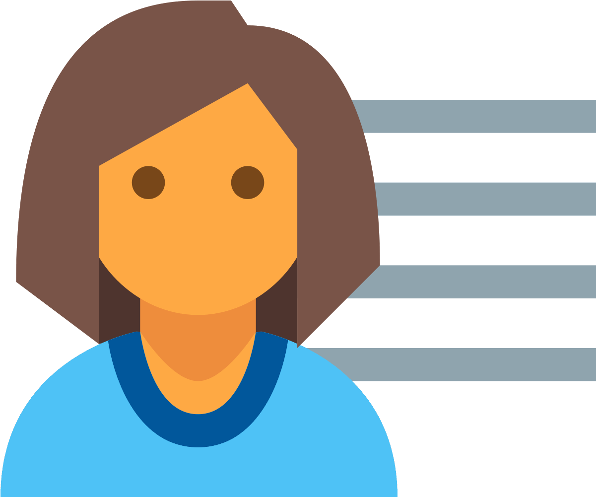 User Menu Female Icon - Talk Png (1600x1600)