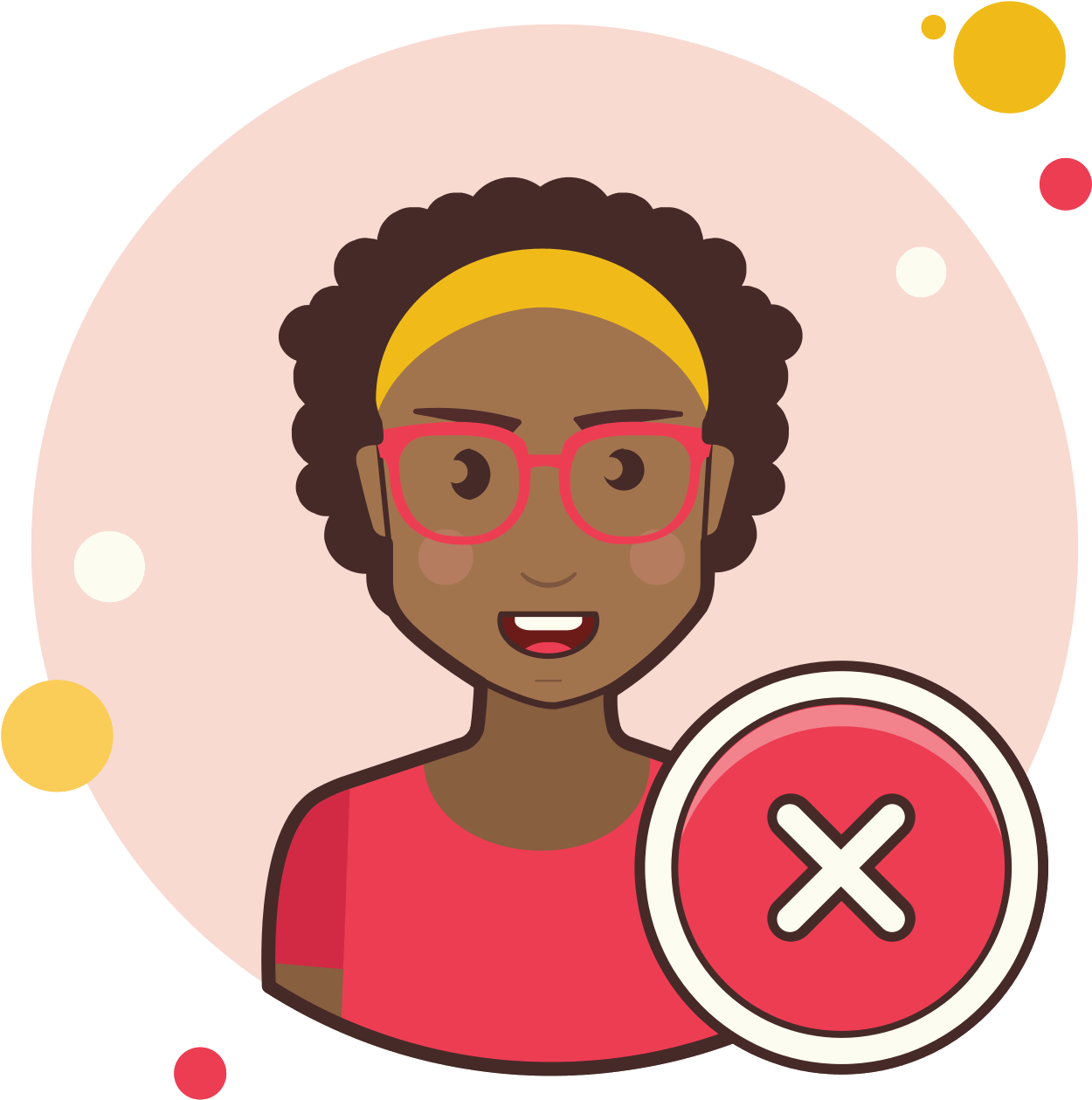 Delete Female User Icon - Icon (1600x1600)