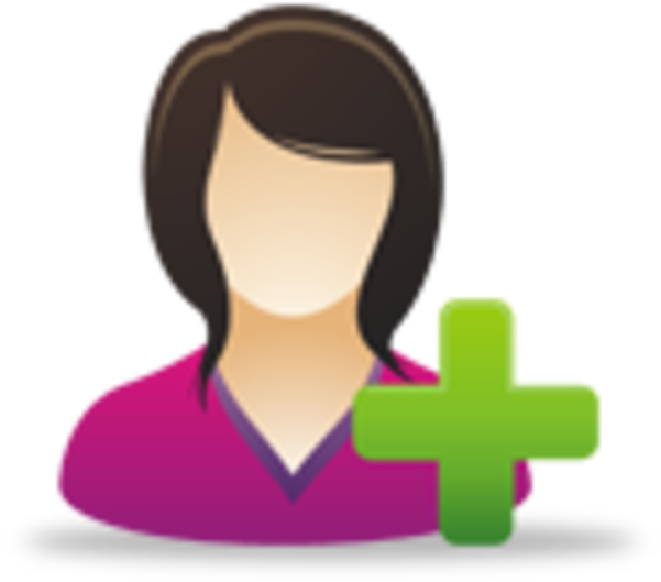 Add Female User Free Images At Clker Com Vector Clip - Female User Icon (600x600)